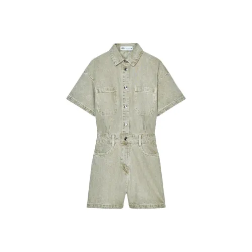 ZARA Jumpsuits Women's Khaki