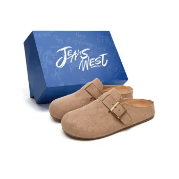 JEANSWEST Odor Resistant Closed Toe Slippers Women's
