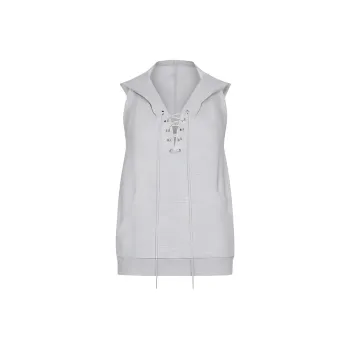 URBAN REVIVO Tank Tops Women's Heather Gray