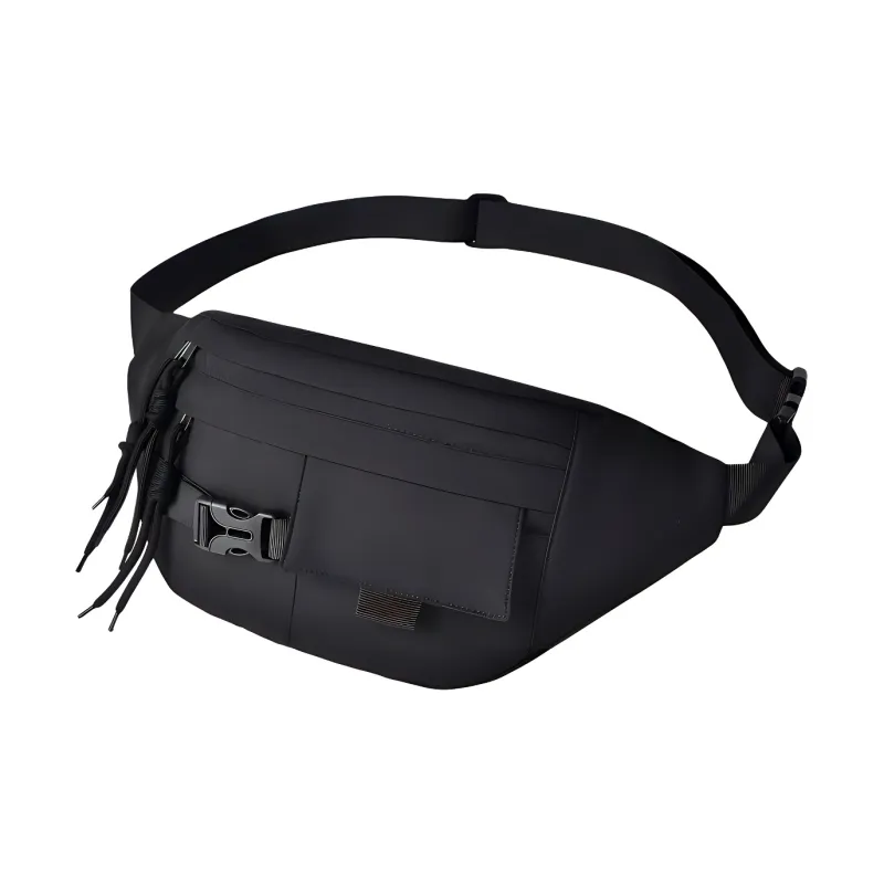 Techson Oxford Sling Bag Regular Unisex Black/Blue/Gray-3