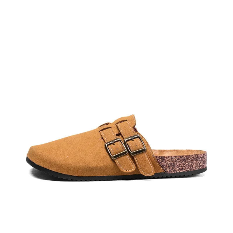 YUZHAOLIN Rubber Sole Odor Resistant Abrasion Resistant Slip Resistant Closed Toe Slippers Unisex-5