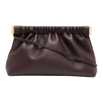 NANUSHKA Kisslock Leather Handheld Crossbody Bag Shoulder Bag Women's