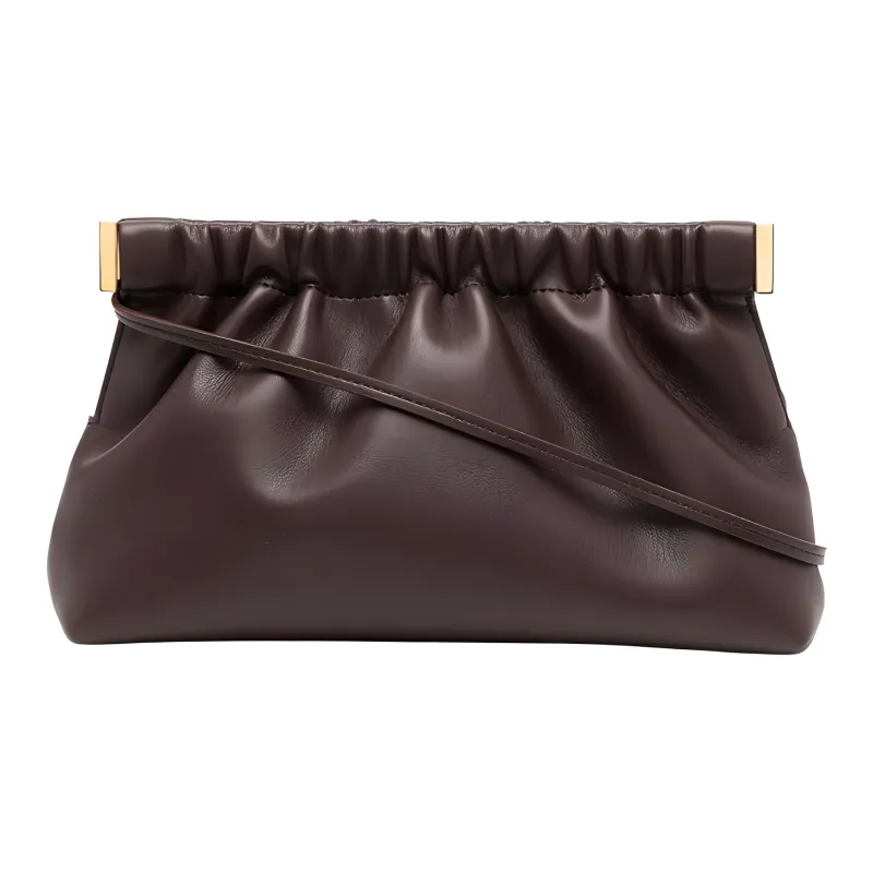 NANUSHKA Kisslock Leather Handheld Crossbody Bag Shoulder Bag Women's-0