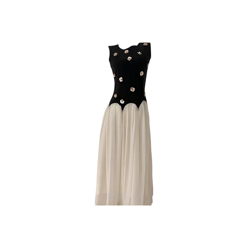 GUOZHEN Sleeveless Dress Women's-5