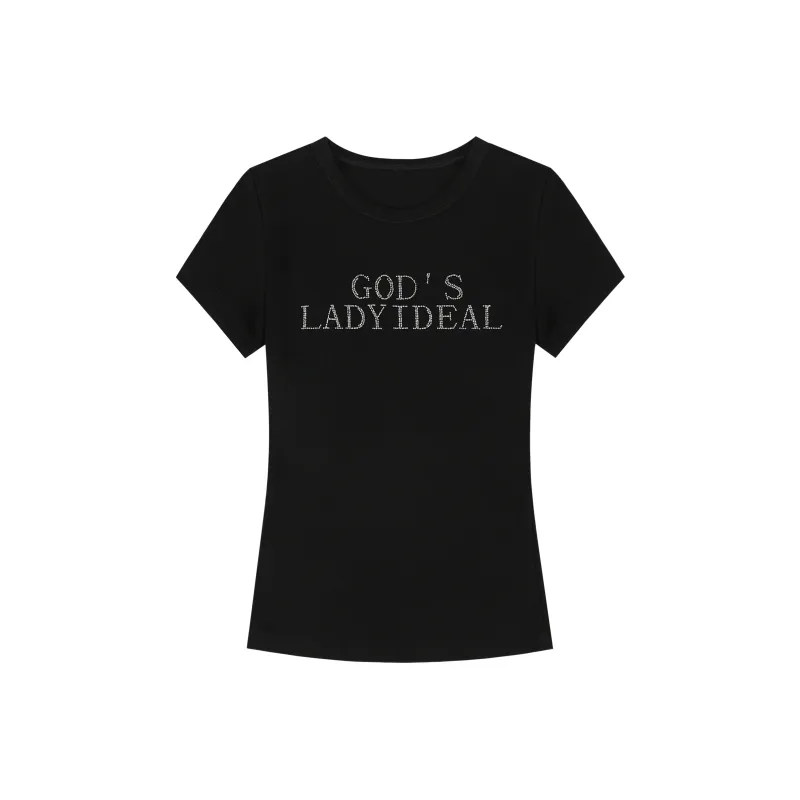 LADY IDEAL Flutter Sleeve T Shirt Women's-6