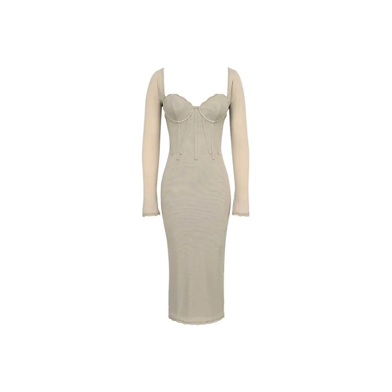 HOUSE OF CB SS25 Saisha Long Sleeved Dress Women's-0