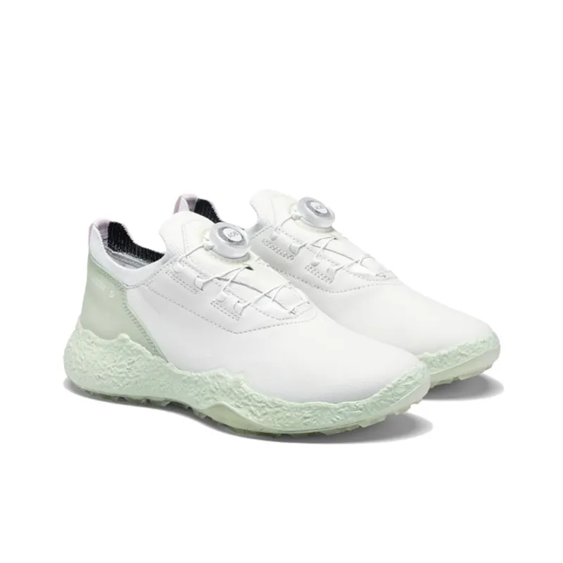 Ecco GOLF BIOM H5 Low Top Golf Shoes Women's White Green-3