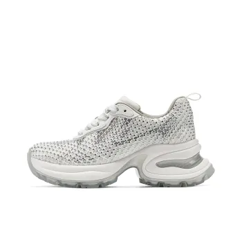 GG CC Platform Chunky Low Top Height Increasing Casual Shoes Women's White