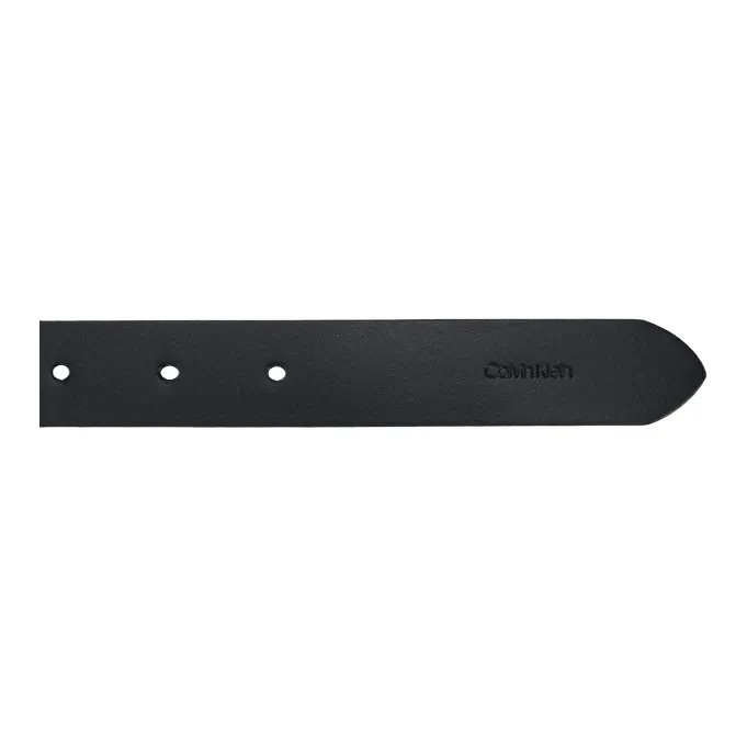CALVIN KLEIN Split Cow Leather Belts Women's Space Black 2.5cm-3