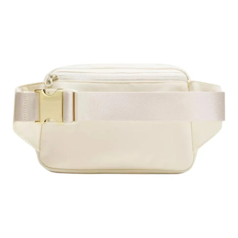 Lululemon Everywhere Nylon Sling Bag, Fanny Pack Large Size Women's Light Beige & Gold-2