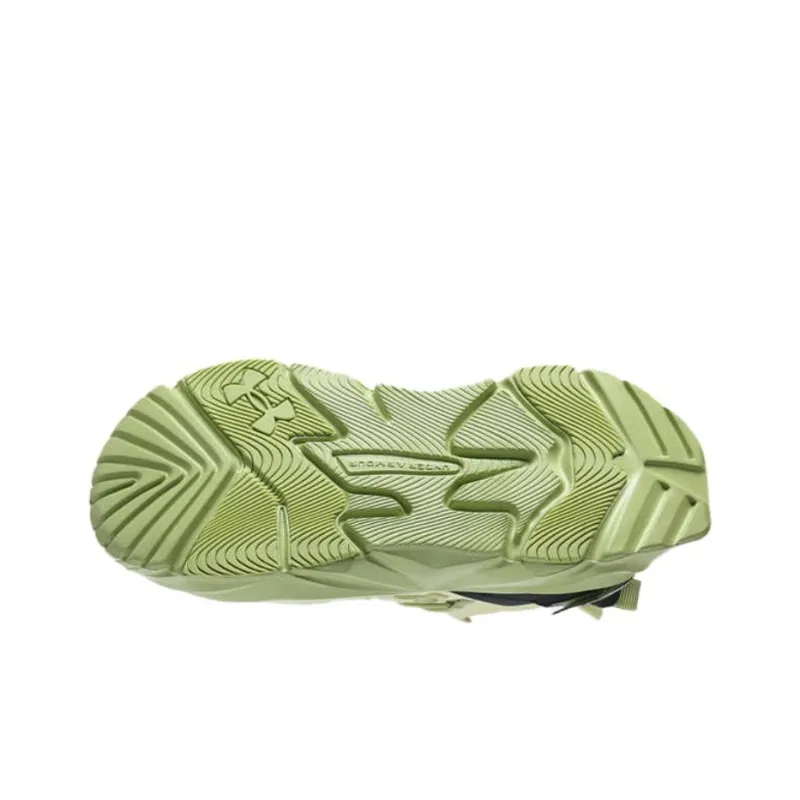 Under Armour Outdoor Anti Slip Wear Resistant Low Top Hiking Shoes Unisex Green-3