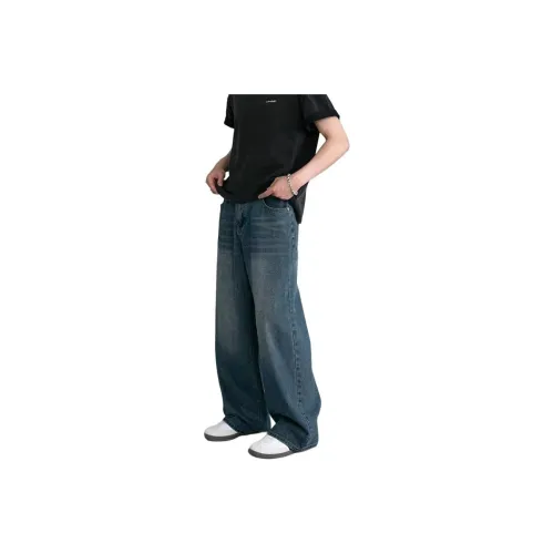 GEOGRE ALEX Jeans Men Yellow Mud
