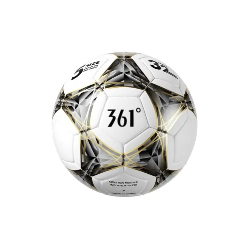 361° Size 45 Soccer PVC Machine Stitched Soccer Ball Unisex Gray