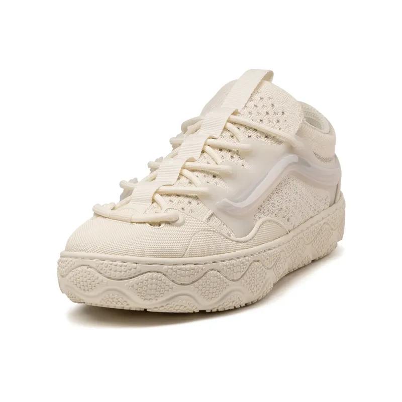Vans Old Skool 36 Anti Slip Wear Resistant Low Top Skateboard Shoes Unisex Beige-2