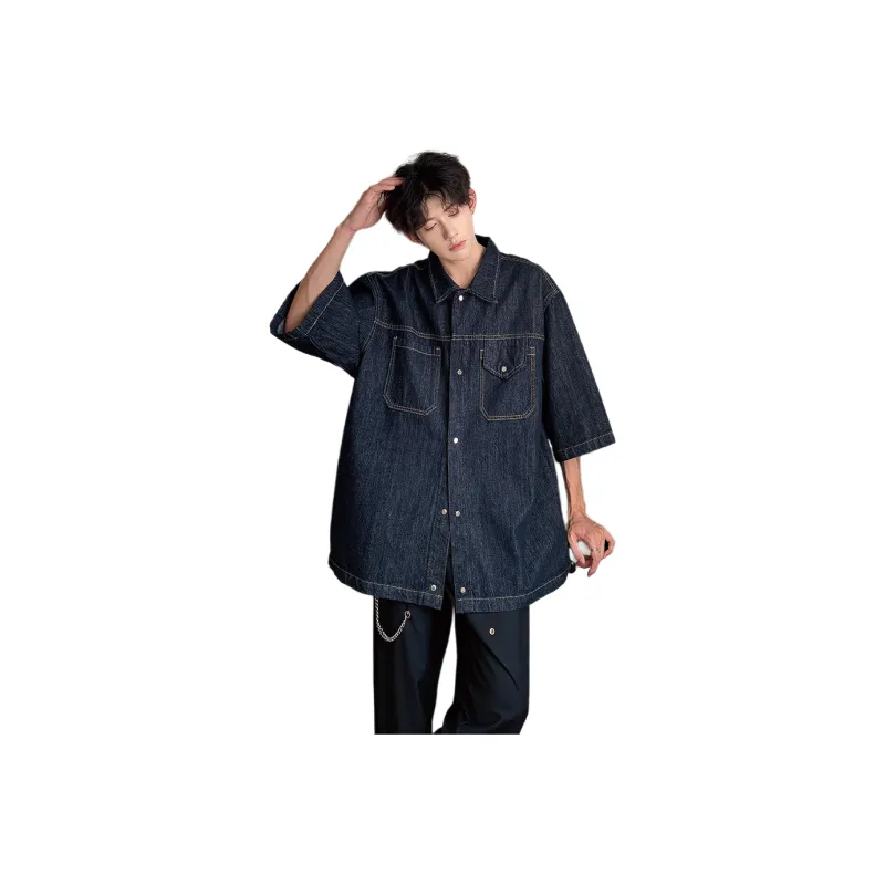 Zomuros Shirts Unisex Dark Blue-0