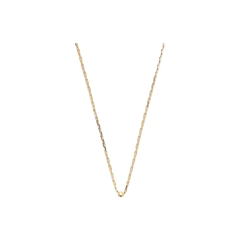 Agete 9K Gold Necklaces Unisex Gold-1