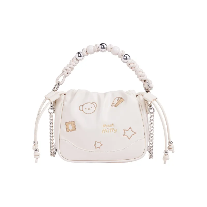Miffy Synthetic Leather Shoulder Bag, Crossbody Bag, Handbag Women's Denim Blue/White-6
