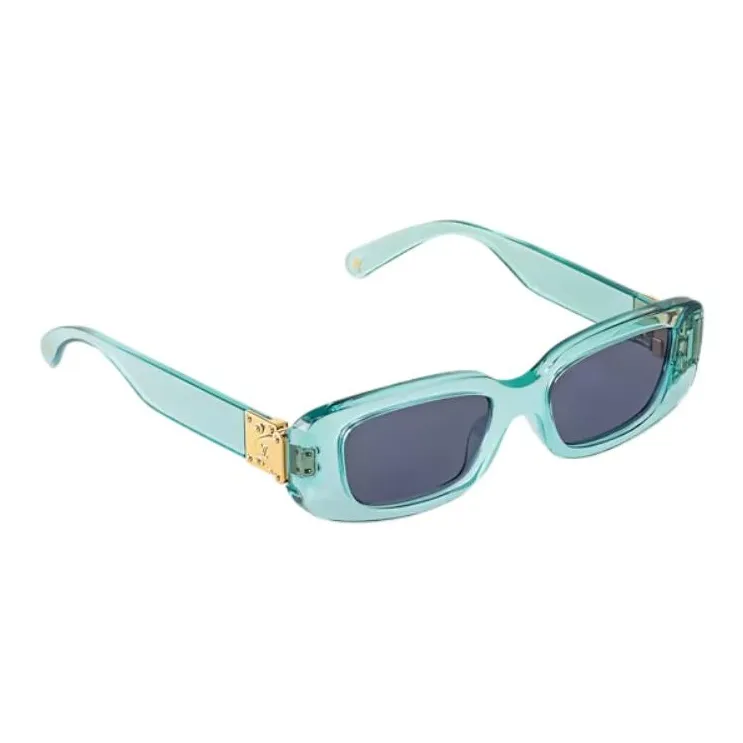 LOUIS VUITTON Acetate Cat Eye Sunglasses Women's Blue-1