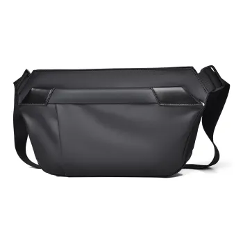 Techson Oxford Sling Bag Unisex Black/Gray/Green
