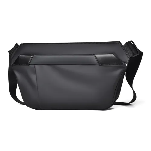 Techson Oxford Sling Bag Unisex Black/Gray/Green