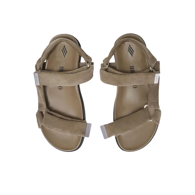 The Attico Salinas One Strap Sandals Women's Gray-2