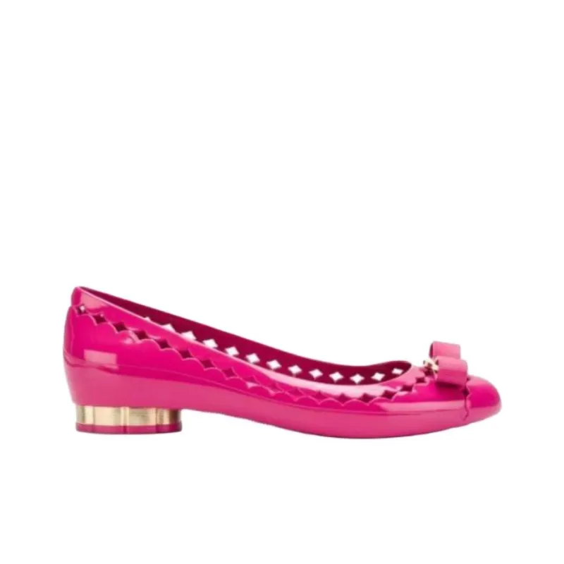 FERRAGAMO Jelly Casual Single Shoes Women's Pink-1