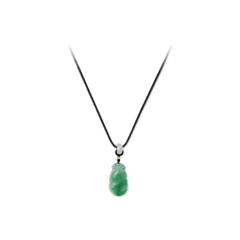 JUICY GRAPE African Emerald Jade Necklaces Unisex
