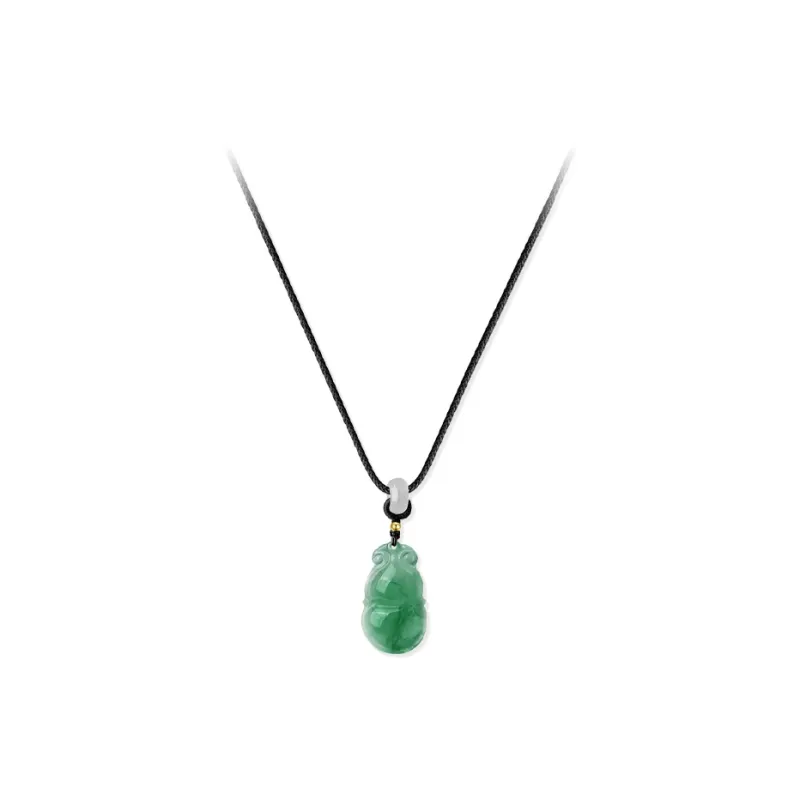 JUICY GRAPE African Emerald Jade Necklaces Unisex-0