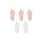 5 Pack[3 Orange Pink, 2 White]