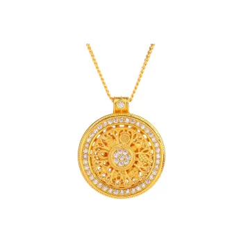 CHIC ZONE 925 Sterling Silver Necklaces Women's