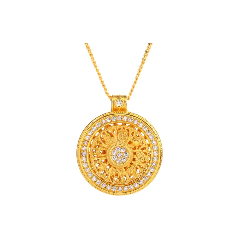 CHIC ZONE 925 Sterling Silver Necklaces Women's-0