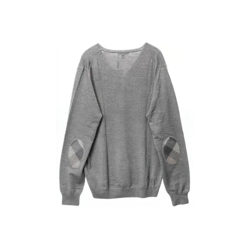 Burberry Sweaters Men Gray-1