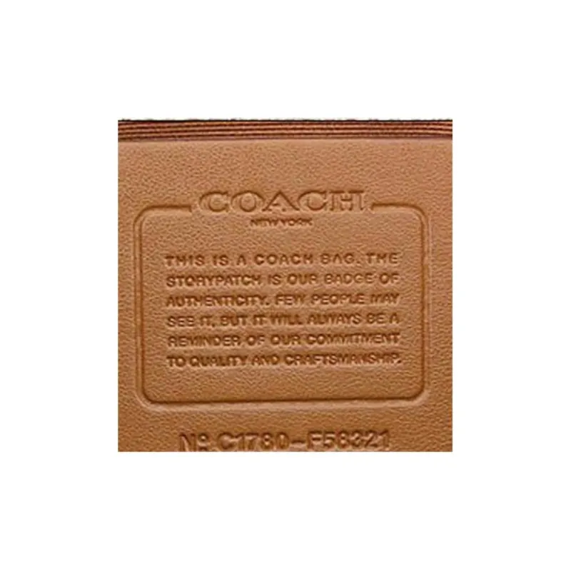 COACH Canvas With Leather Pochette, Shoulder Bag, Handbag, Shoulder Bag, Crossbody Bag Trumpets Women's Khaki-4