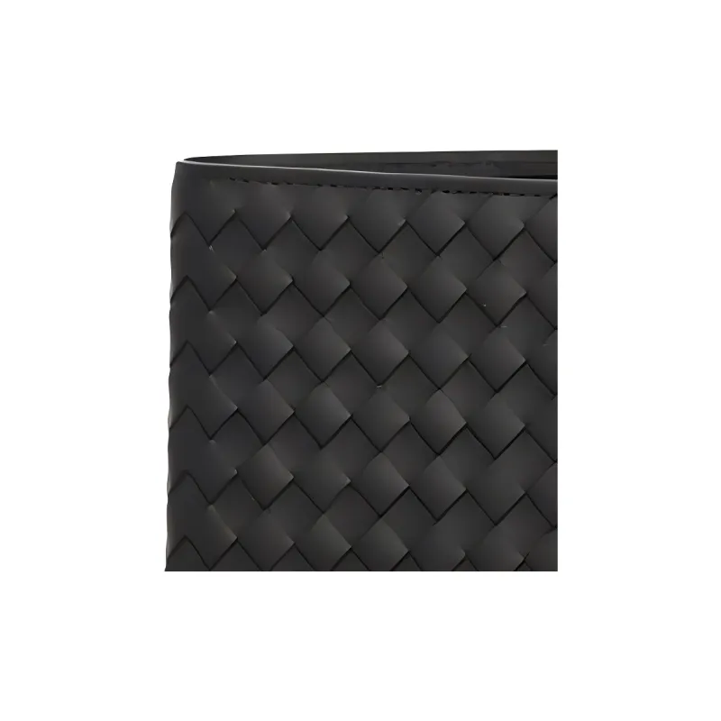 Bottega Veneta Leather Wallet Men's Black-1
