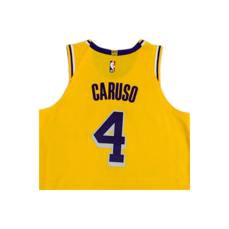 Nike x NBA Basketball Jersey Men's Yellow-3