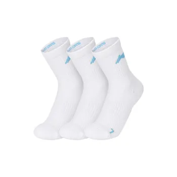 LiNing Mid Calf Socks Unisex Multi double Loading White Blue