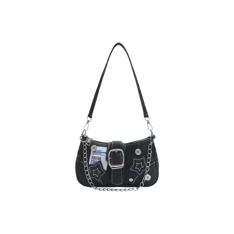 Homeboisportclub Denim Shoulder Bag Regular Women's Multicolor-4