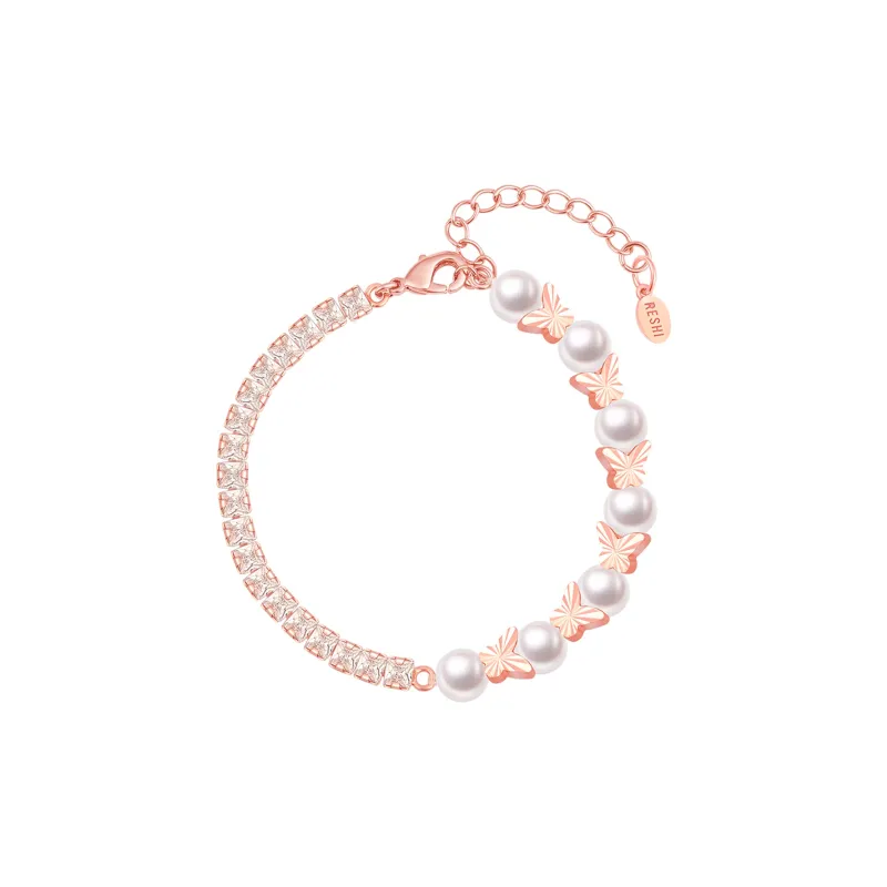SIMPLE JOYS Alloy Bracelets Women's Rose Gold-0