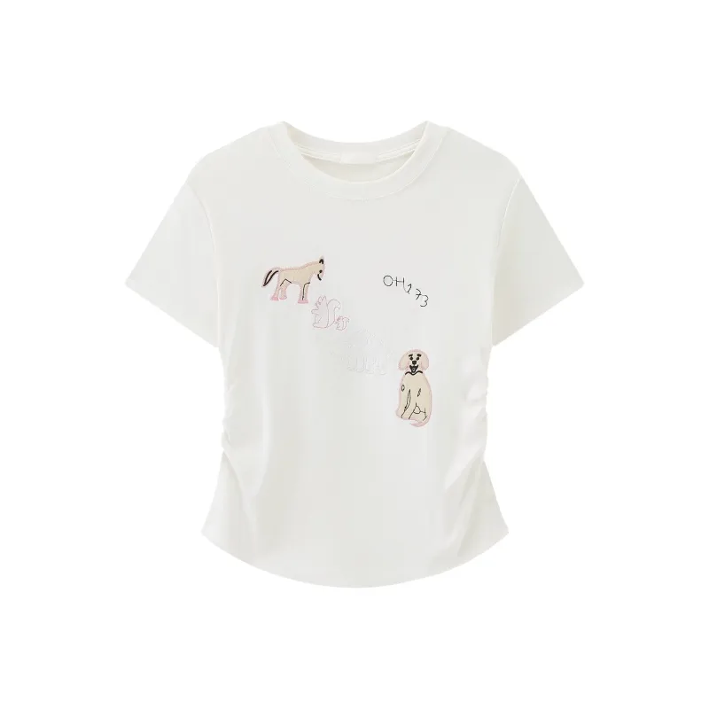GOSO Set in Sleeve T Shirt Women's-0