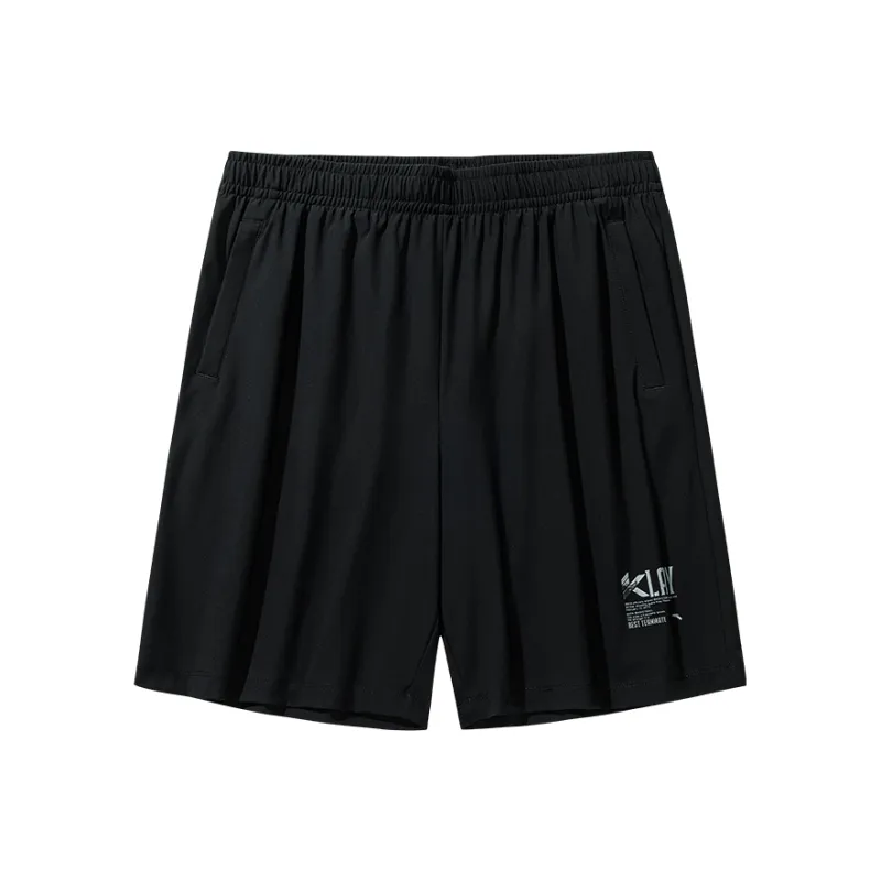 Anta KT Collection Basketball Collection Casual Shorts Men's Basic Black-0