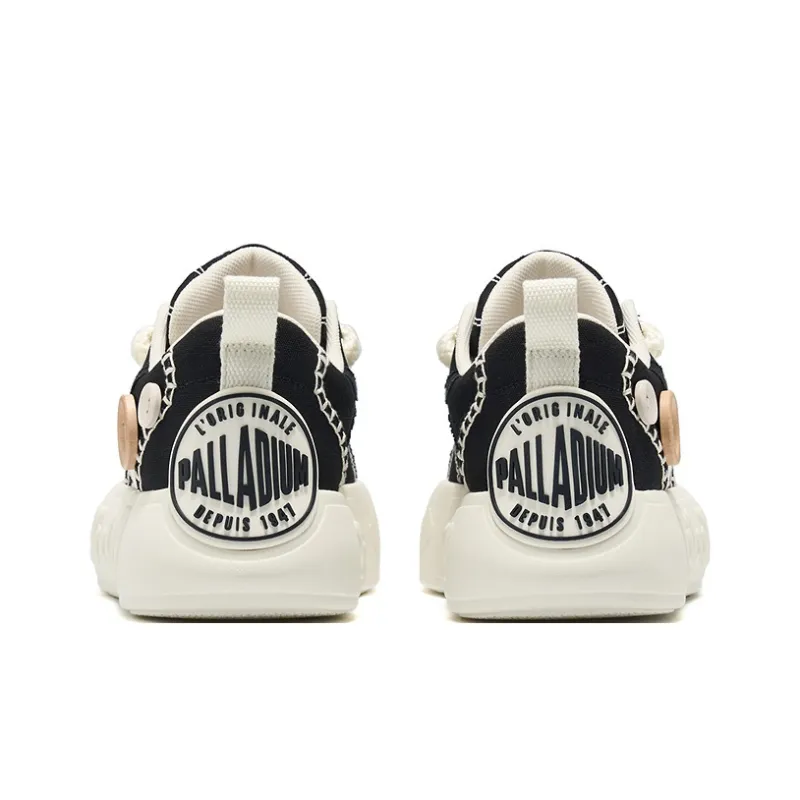 Palladium Paladin Buckle Shoes Casual Shoes Fashion Trend Round Tip Lace Up Skateboard Shoes Men's & Women's-10