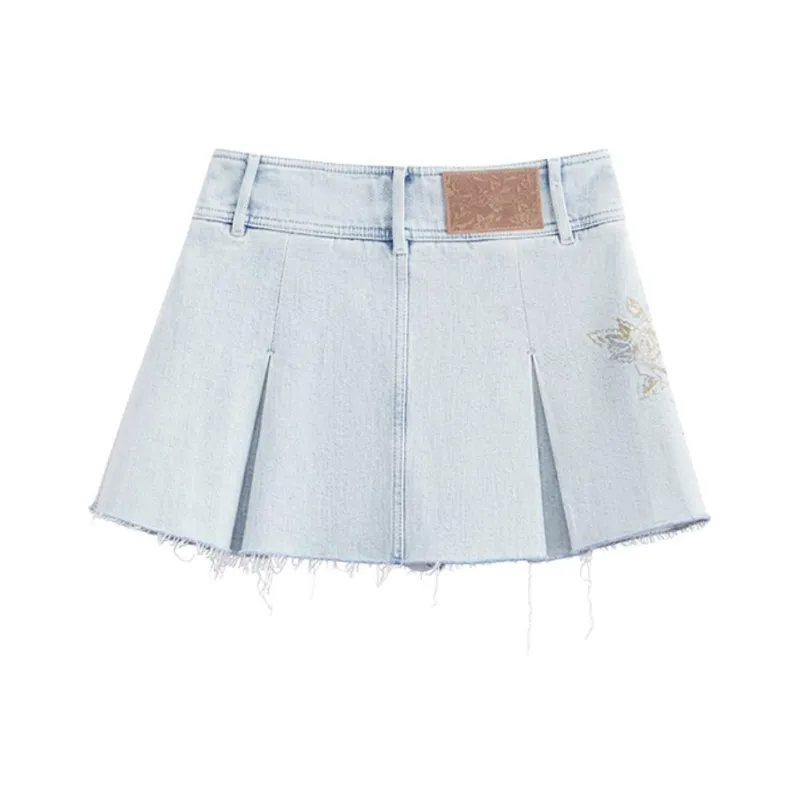 Ed Hardy SS25 Denim Short Skirts Women's-1