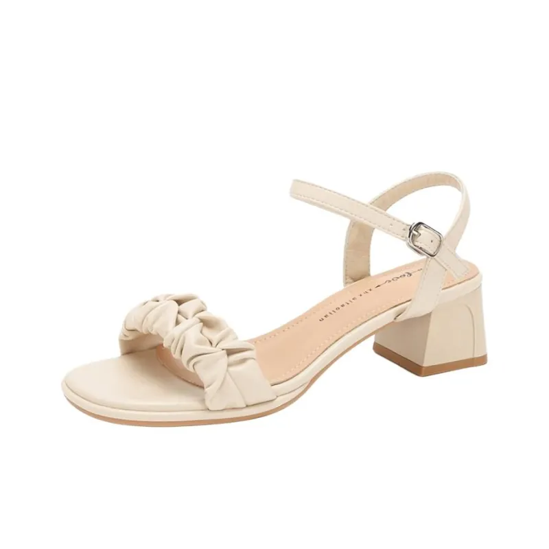 City Camel One Strap Sandals Women's-4