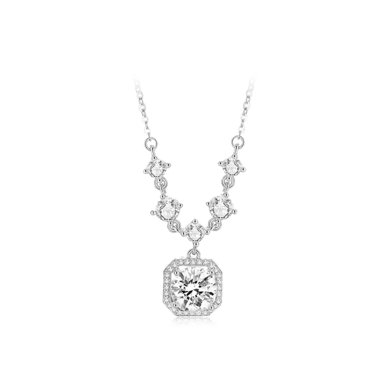Hkgd 925 Sterling Silver Necklaces Women's-0