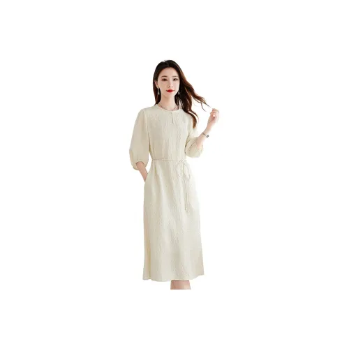 Yi Mengyuan Silk Short Sleeved Dress Women's