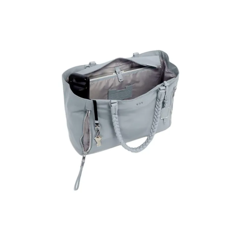 TUMI Voyageur Polyamide Handbag Tubas Women's Blue-3