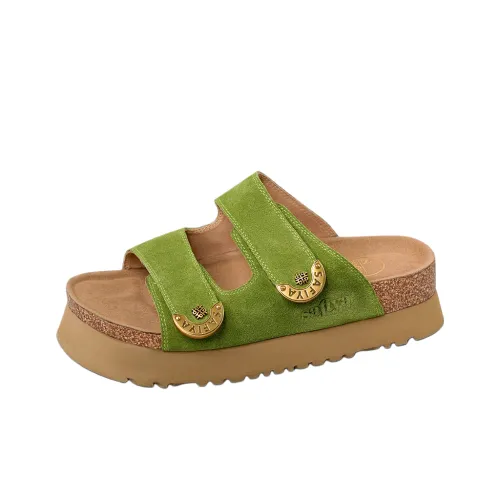 Safiya Rubber Foam Outsole Quiet Slip Resistant Slide Slippers Women's