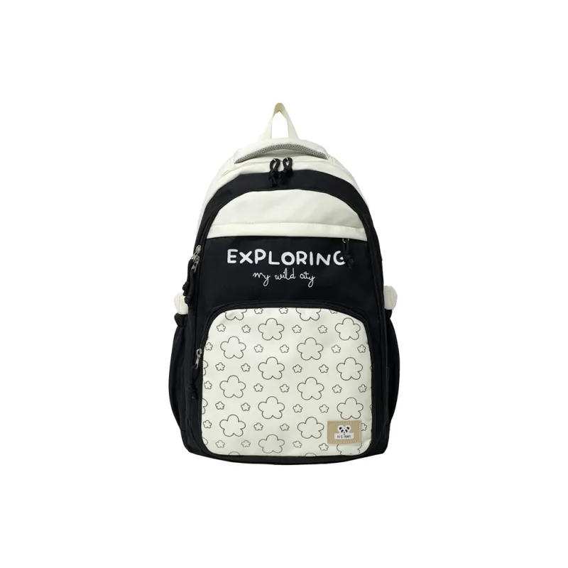 H YXIANG Composite Cloth Backpack Unisex Multicolor-0