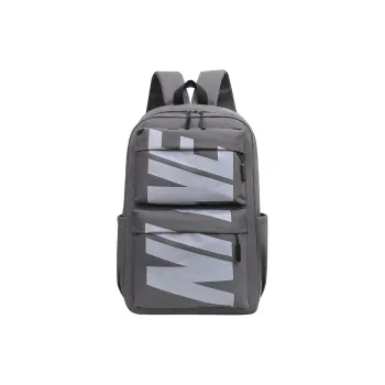 URBAN FOREST Nylon Backpack Unisex Black/White/Blue/Gray
