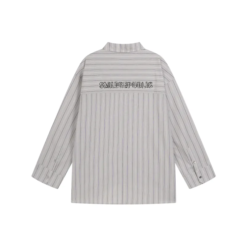 SMILEREPUBLIC Shirt Unisex Gray-1